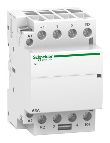 Модульный контактор Schneider Electric iCT 4P 63А 400/240В AC