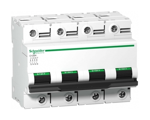 Автоматический выключатель Schneider Electric Acti9 4P 80А (C) 15кА