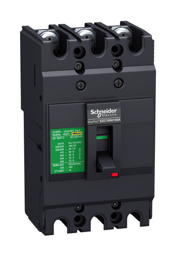 Силовой автомат Schneider Electric Easypact EZC 100, TM-D, 7.5кА, 3P, 45А