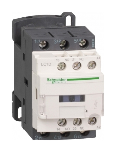 Контактор Schneider Electric TeSys LC1D 3P 18А 440/24В AC 9кВт, LC1D186B7