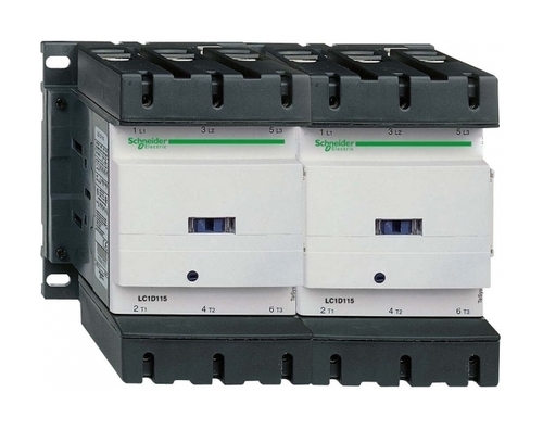 Реверсивный контактор Schneider Electric TeSys LC2D 3P 115А 400/110В AC 55кВт