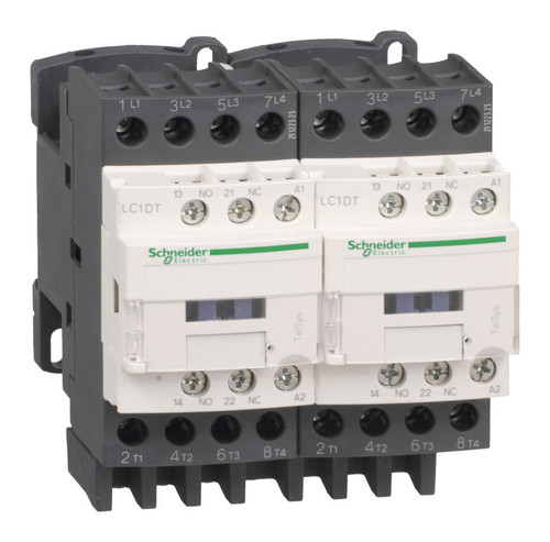 Реверсивный контактор Schneider Electric TeSys LC2D 4P 20А 400/24В AC