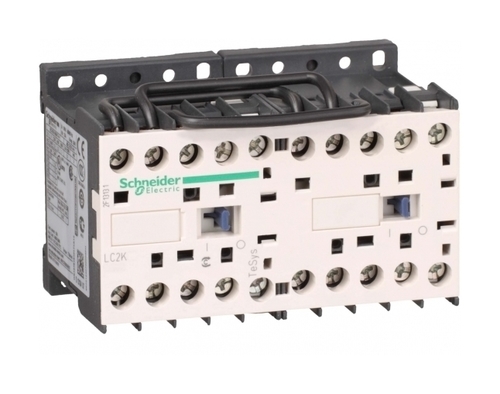 Реверсивный контактор Schneider Electric TeSys LC2K 3P 6А 400/24В AC 2.2кВт