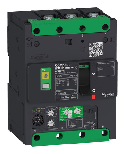 Силовой автомат Schneider Electric Compact NSX, 70кА, 3P, 100А