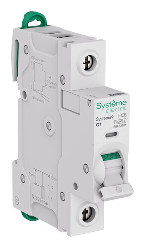 Автоматический выключатель Systeme9, 1полюс, 1А, C, 10 кА