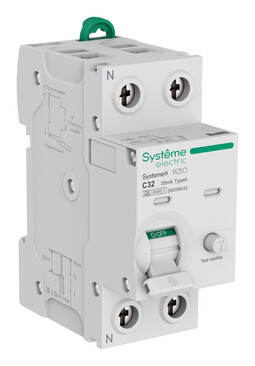 Systeme Electric Systeme9 Авт. выкл. диф. тока (АВДТ) 1P+N C 32A 6kA 30мА Тип-A 230В