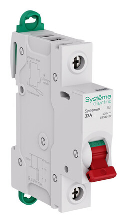 Systeme Electric Systeme9 Выключатель нагрузки (ВН) 1P 32A 230В